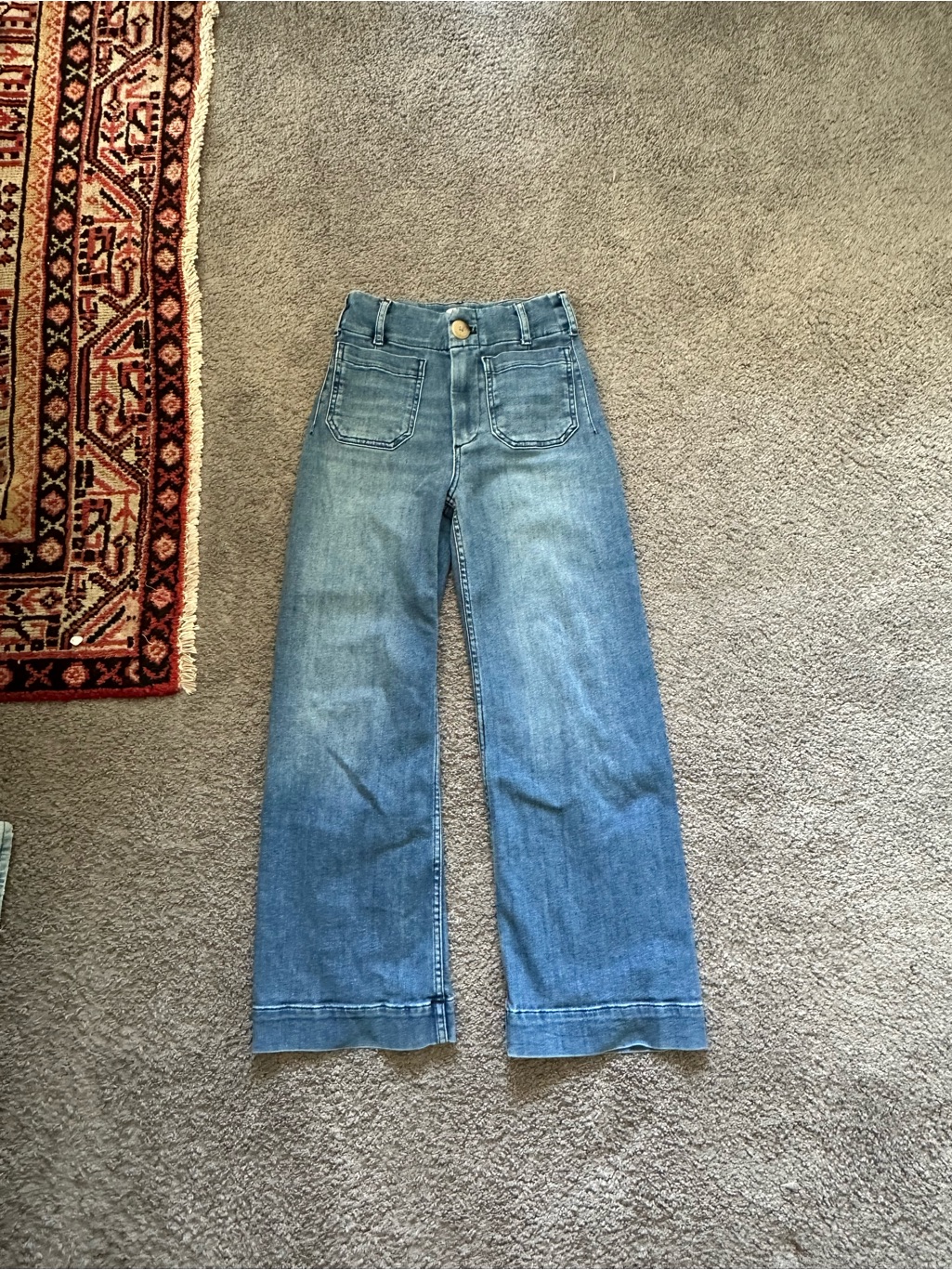 Maeve The Colette Wide Leg Jeans
